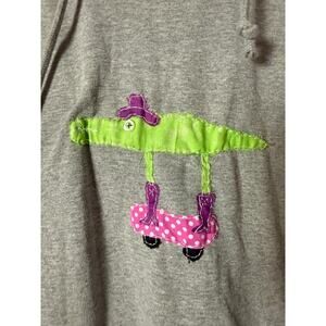 Embroidered Kitsch Cute Hoodie Size Large